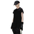 JULIUS 907CPM3-M Black / Europa Graphic Sleeveless T-Shirt